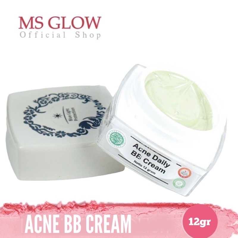 MS GLOW Acne Daily BB Cream / BB Krim Khusus Kulit Wajah Berjerawat