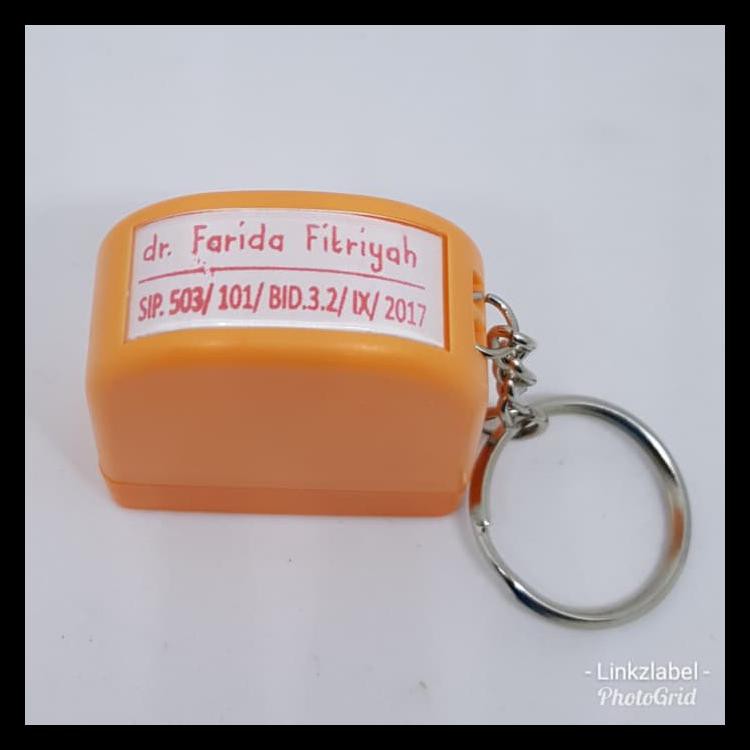 

Murmer Stamp Stempel Nama Gantungan Kunci - Biru Promo