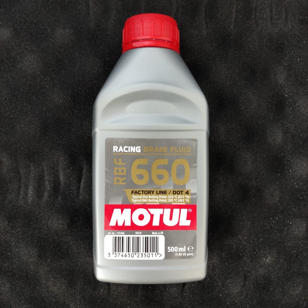 MINYAK REM RACING MOTUL DOT 4 RBF 660 FACTORY LINE DRY WET POINT