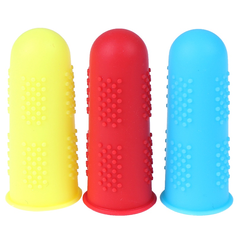 # Kaos T-Shirt Wanita Lengan Pendek Motif Print #3pcs / set Sarung Jari Bahan Silikon Anti slip