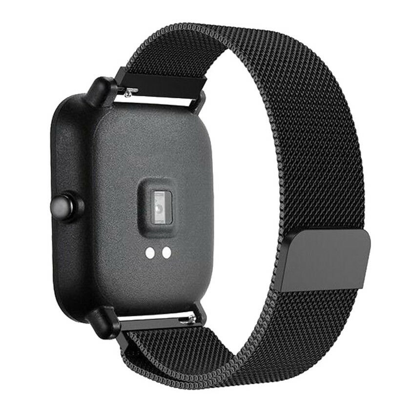 Tali Jam Milanese Stainless Steel Strap 20mm Xiaomi Huami Amazfit Pebble Time