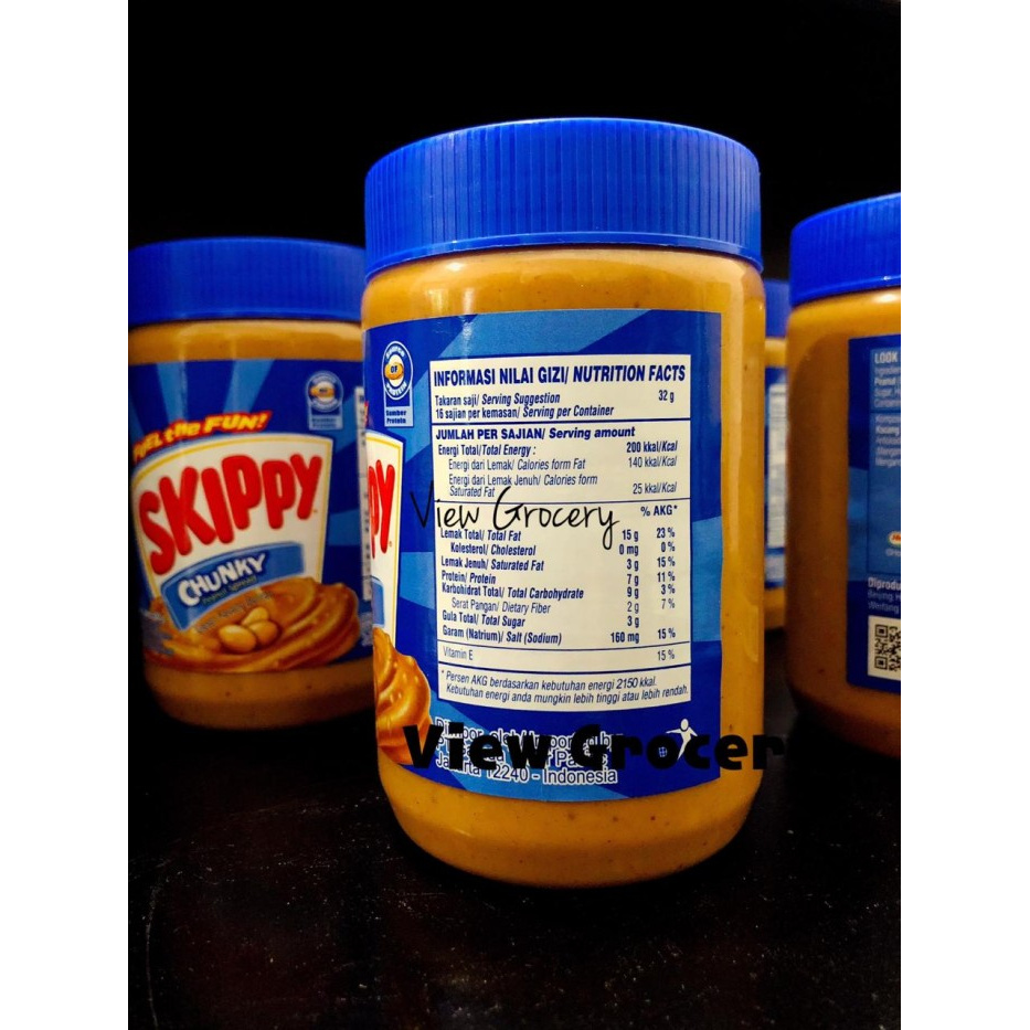 

Hot Promo Skippy Chunky Peanut Butter 500 Gram