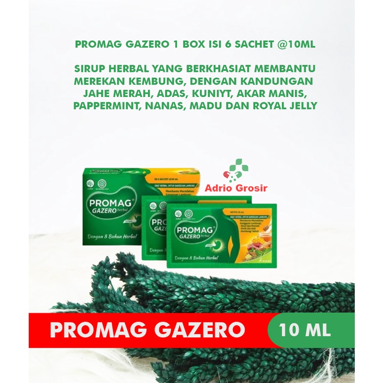 Jual PROMAG GAZERO 1 BOX ISI 6 SACHET | Shopee Indonesia