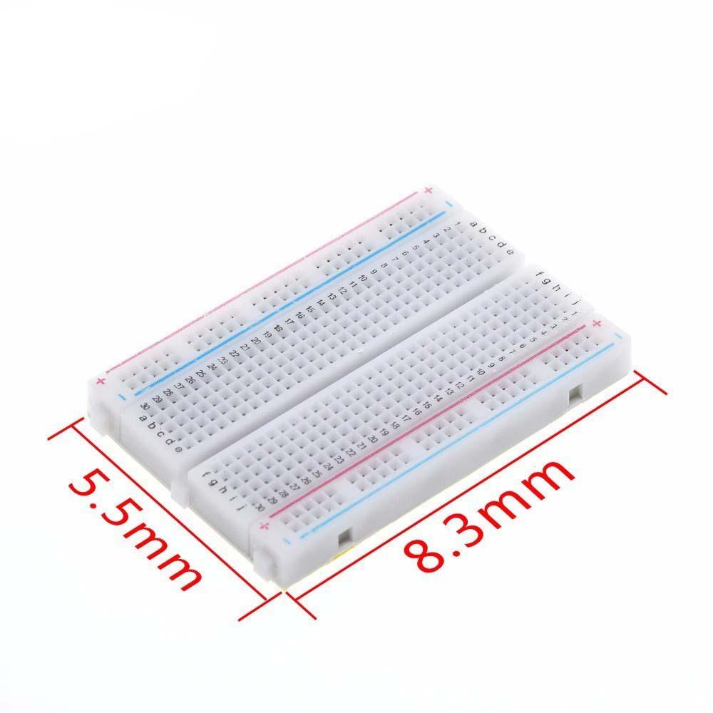 Agustina Bread Board Universal Mini Circuit Board Solderless 8.5 x 5.5cm Untuk PCB arduino