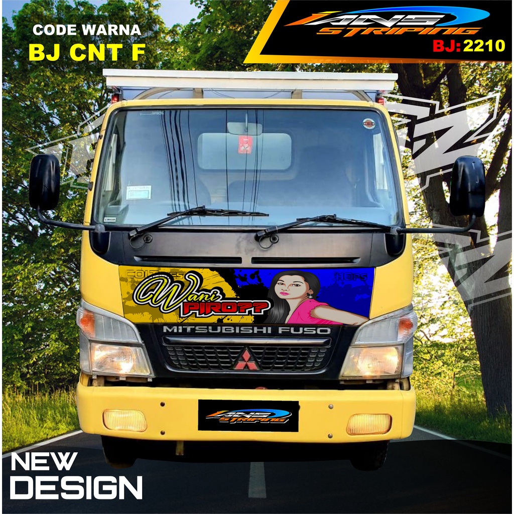 STICKER DECAL KAP DEPAN TRUK  RAGASA / STIKER KABIN TRUK RAGASA,UMPLUNG / STIKER KAP CUP DEPAN TRUK DINA,FUSO