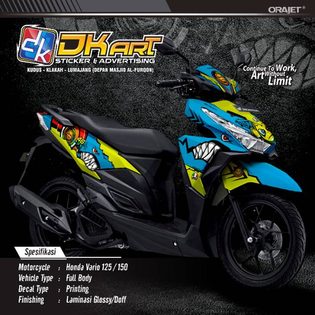 Decal Vario 125 150 Agv Shark Shopee Indonesia