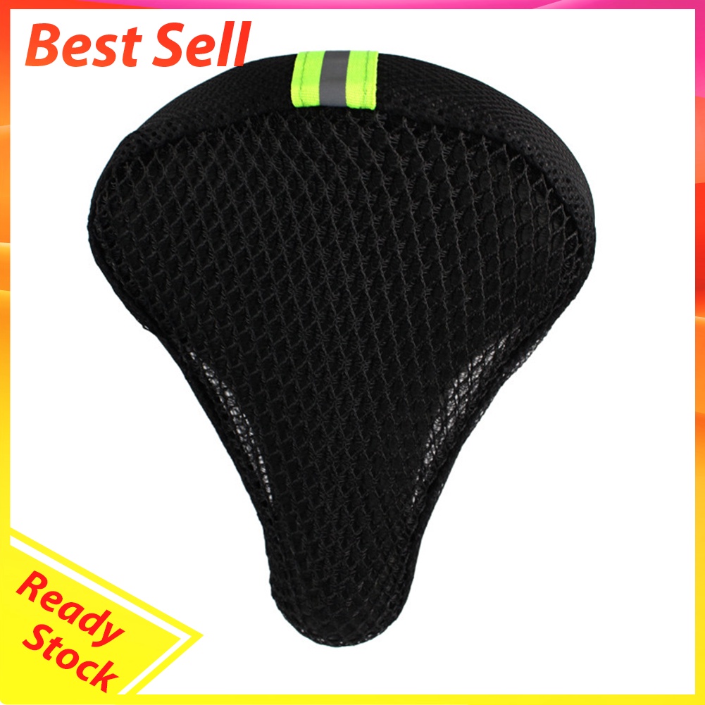 Bicycle Saddle Sun Protection Cover 3D Soft Durable Bike Seat Cushion Cover