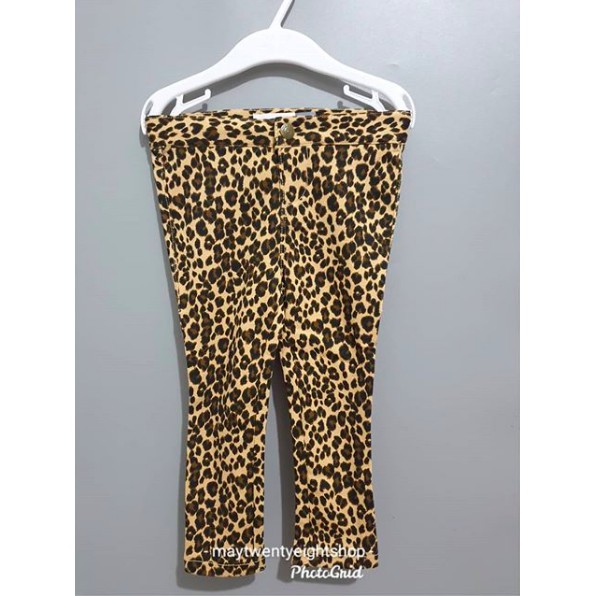 Celana Jegging Anak Perempuan Motif Macan Old Navy Ori / Celana Panjang Jegging Anak Perempuan