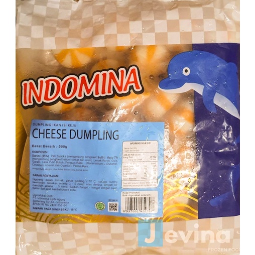 

Indomina Cheese Dumpling 500g (Dumpling Ikan Isi Keju)