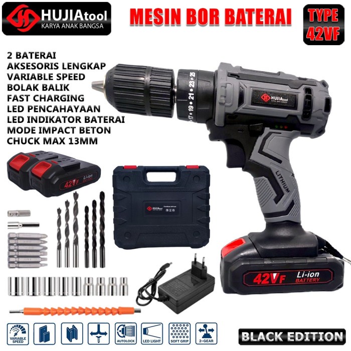 Bor Cordless 42vf uchiha Japan Tehnology New varian promo