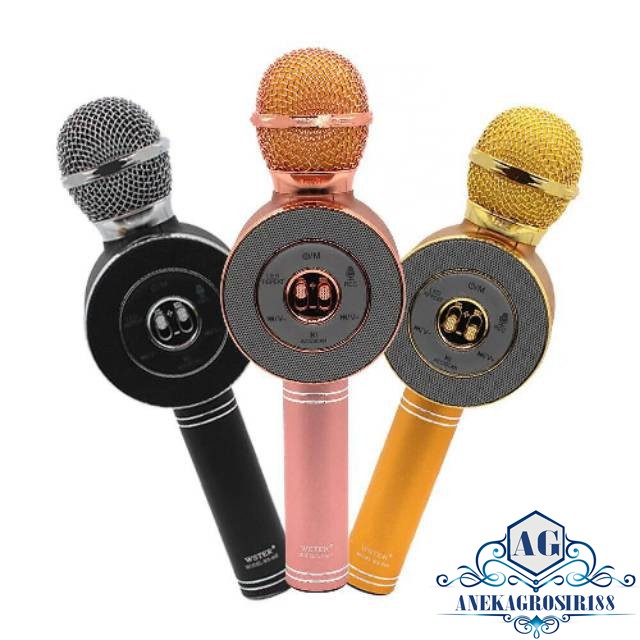 Mic Karaoke Ws 668 Mic Wireless Bluetooth Speaker