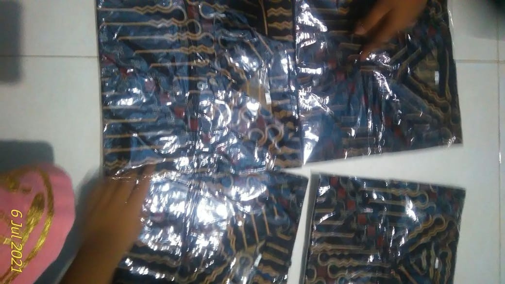 Kemeja Batik Anak Pria Usia 4-12th Bahan Katun Adem Dipakai Nyaman Model Lengan Pendek