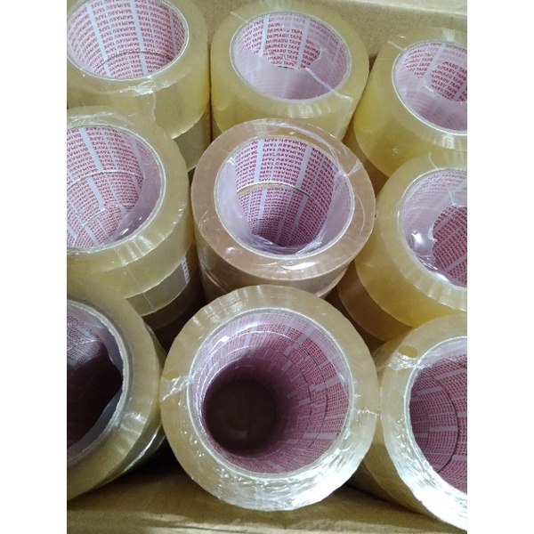 

Lakban Bening Coklat Daimaru 2 inch 90 yard