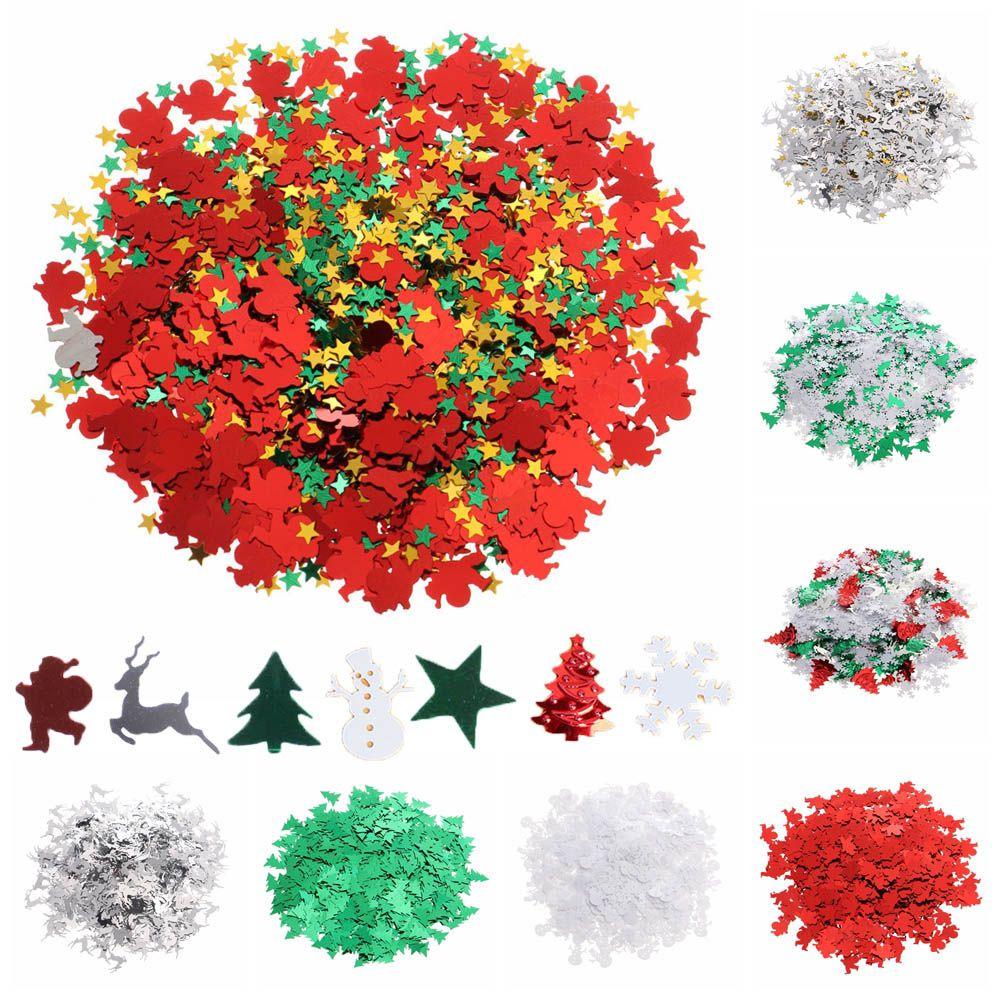 Solighter 30g Christmas Confetti Gift Festival Supply Hiasan Meja Rumah