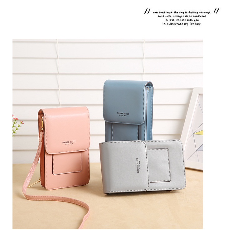 KhatinStore Tas Wanita Terbaru 2021 Kekinian / Dompet HP Forever Better FY / Tas Selempang Mini / Forever Classic / Forever Lovely / Import / COD / 405