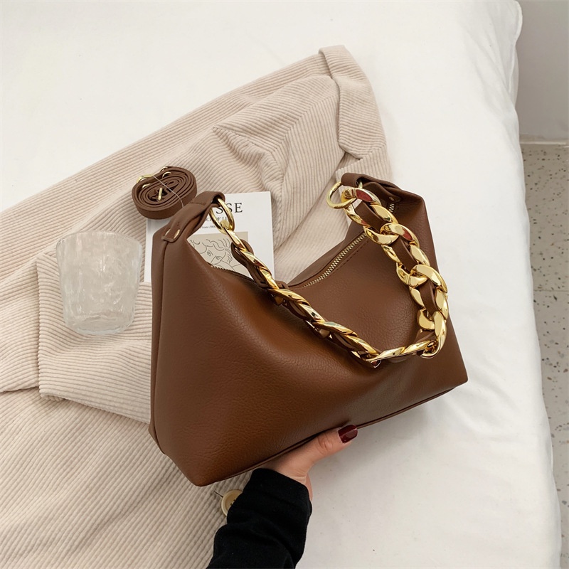 BJ43326 - BLACK/BROWN/COFFEE - TAS SLEMPANG TOTEBAG TALI RANTAI WANITA FASHION IMPORT MODIS ELEGAN TERMURAH TERLARIS TERBARU BAGSTORE JAKARTA TAS BATAM BQ3326 CR7806