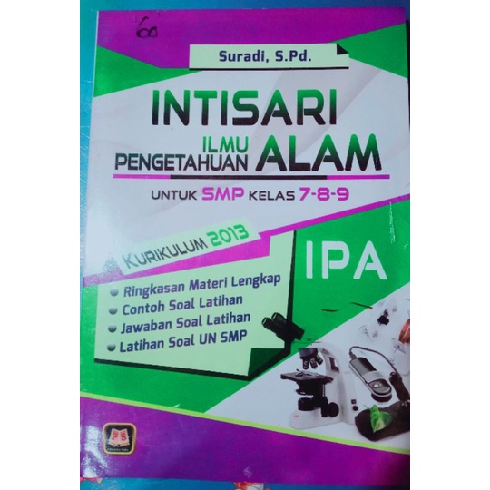 

Buku Intisari IPA untuk SMP kelas 7 8 9 K13 Lengkap