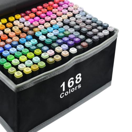 

▼ Touch Art Marker 30 / 40 / 60 / 80 / 168 / double headed marker set Multi Color Spidol ♠