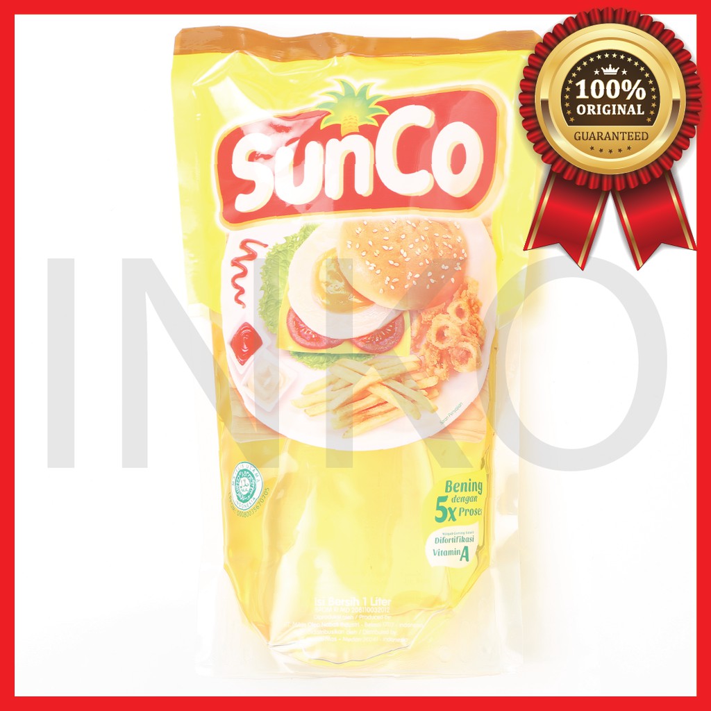 

SUNCO MINYAK GORENG 5X VITAMIN A BENING 1L