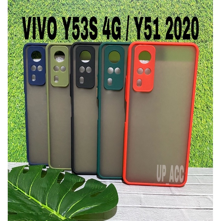 VIVO Y53S 4G / Y51 2020 MY CHOICE CSQUARE Bumper Candy CAMERA FUZE DOVE Protector HARD CASE