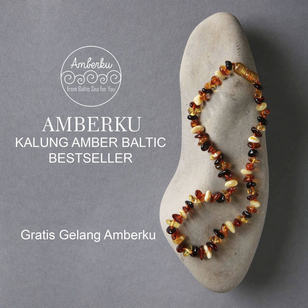 TERMURAH Kalung Amber Anak K19 AMBERKU