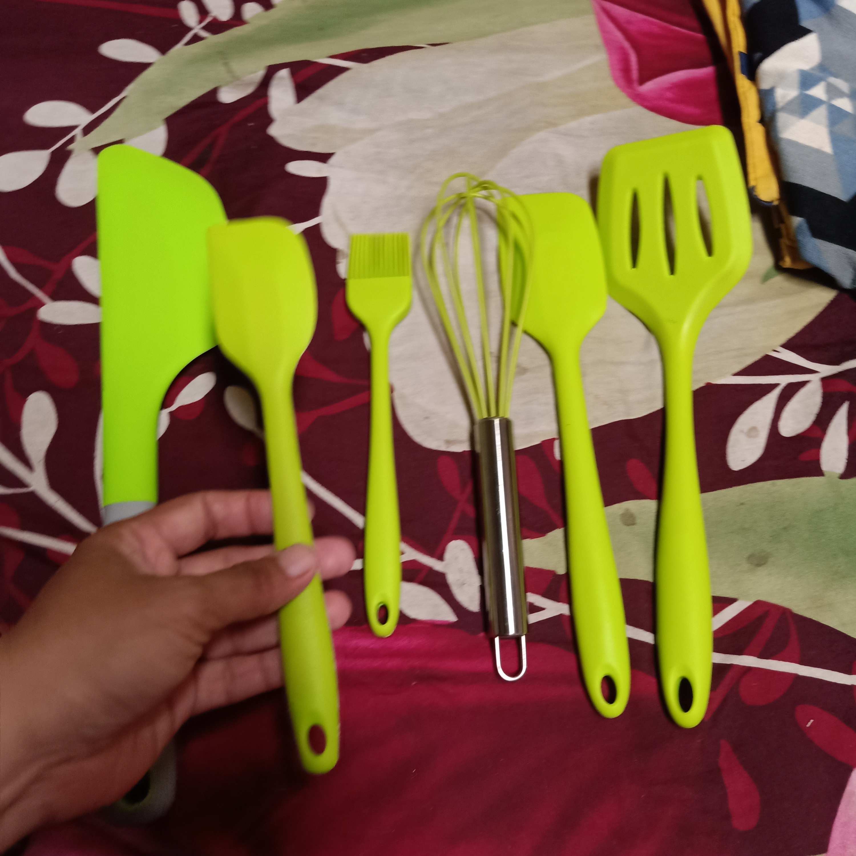 Set Alat Masak Silicone (isi 5 Pcs) / Spatula / Sutil Silikon Food