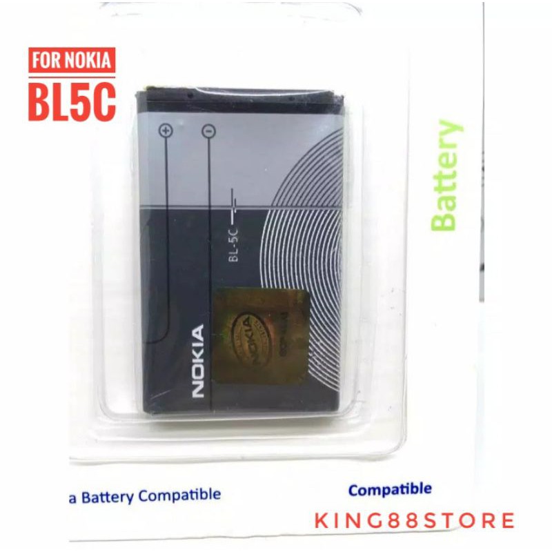 BATTERY BATERAI BATRE ORIGINAL 99,9% NOKIA BL-5C