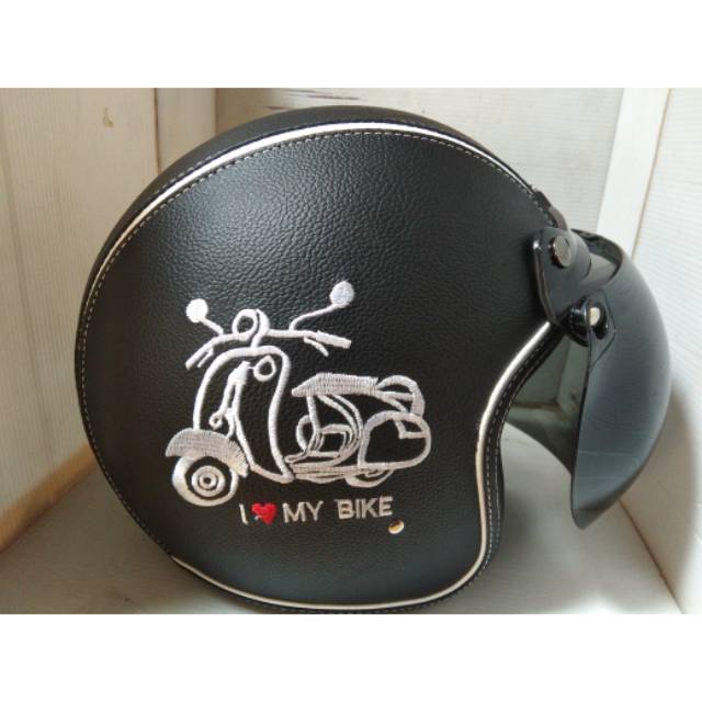 Helm bordir motif pesva.keren.