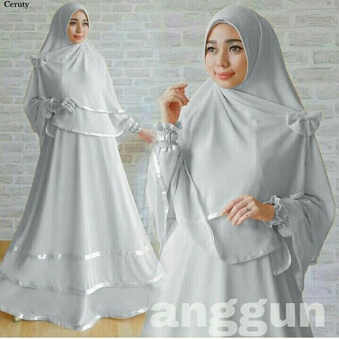 READY GAMIS !! ANGGUN SYARI BUSUI KS BAHAN JERSEY SUPER PLUS BERGO FIT TO XL TERJAMIN BERKUALITAS