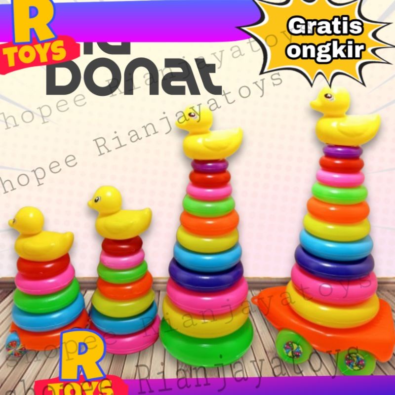 TERLENGKAP MAINAN BEBEK RING DONAT UKURAN BESAR