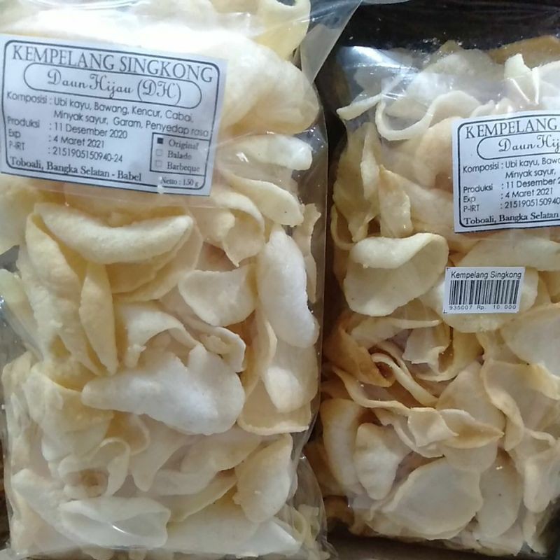 

kempelang singkong|kemplang ubi|Khas Bangka