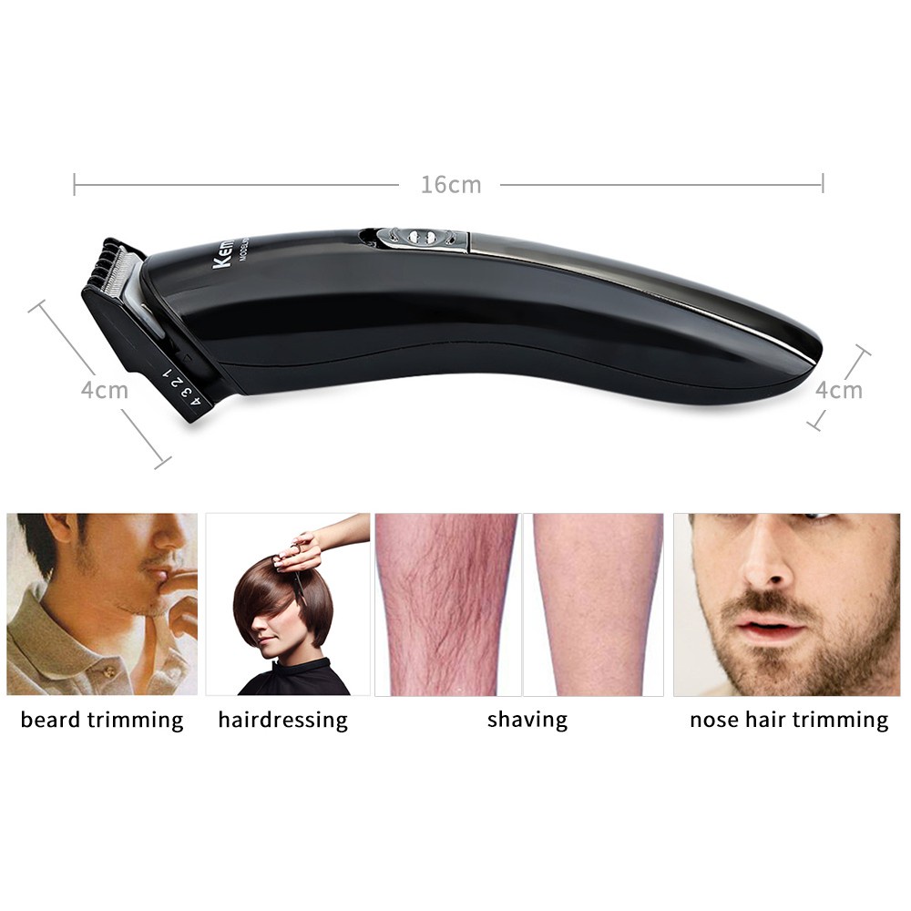 Alat Pencukur Rambut Elektrik KEMEI KM-600 Rechargeable Electric Hair Clipper