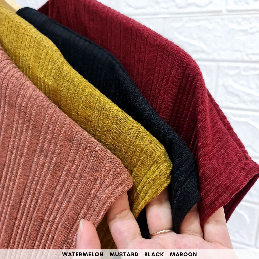 4414 swings collar short knit one set polos rib shirt premium