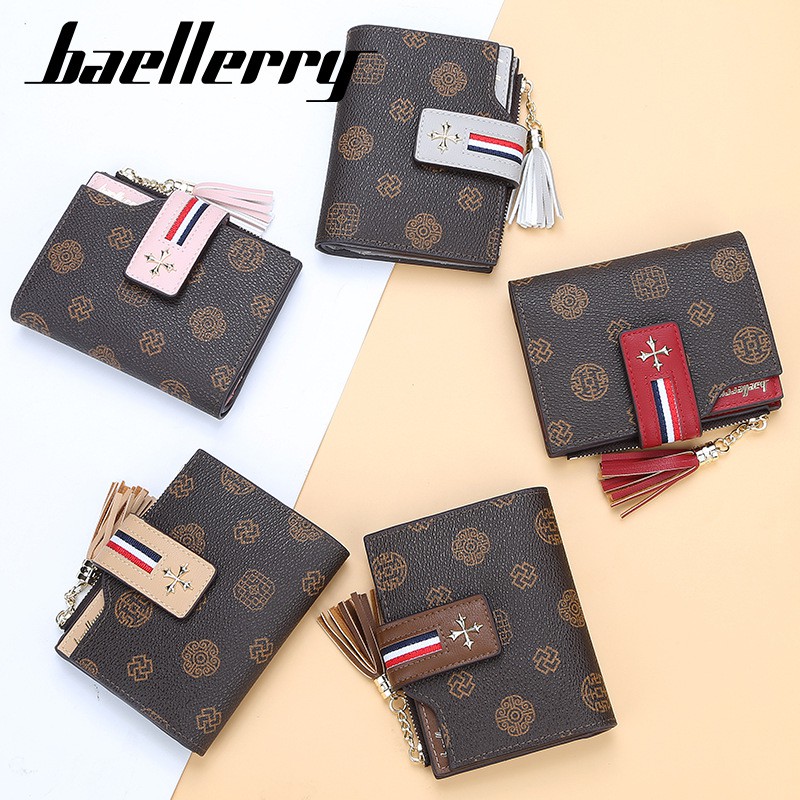 BAELLERRY 1803 Dompet Wanita Kecil Bahan Kulit PU Leather Premium WATCHKITE WKOS