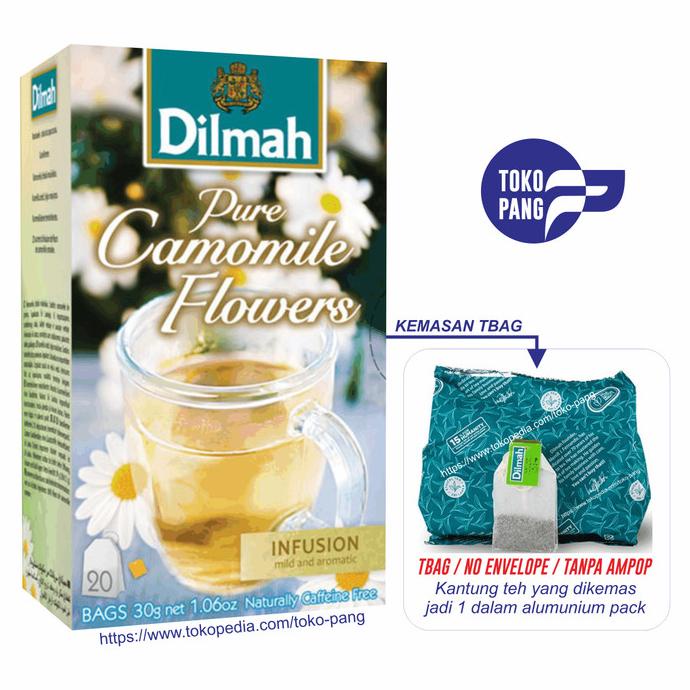 

[ COD ] Dilmah Pure Camomile Flowers Tea / Teh Dilmah Chamomile Flowers EKSLUSIF Kode 820