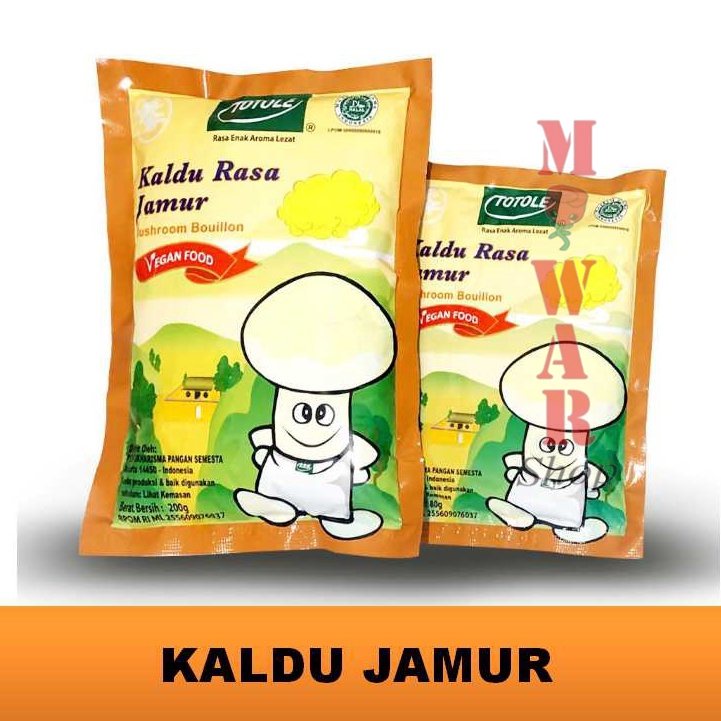 

TOTOLE Kaldu Rasa Jamur Bumbu Penyedap Rasa 80Gr atau 40Gr Vegan Food Mushroom Bouillon