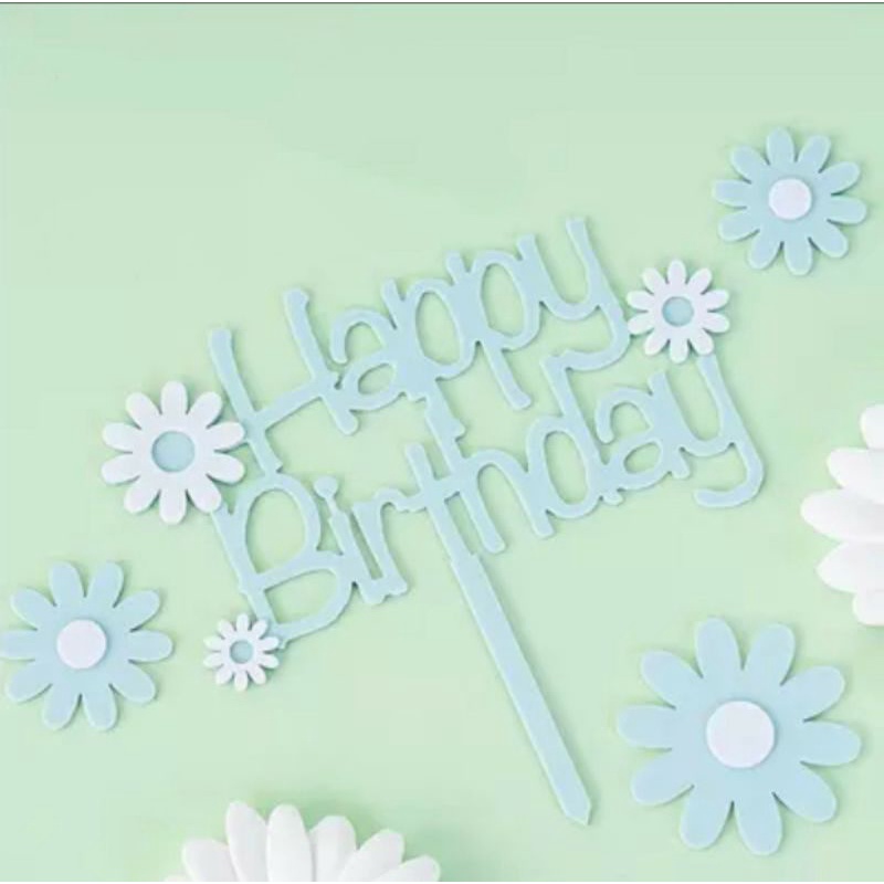 cake topper happy birthday