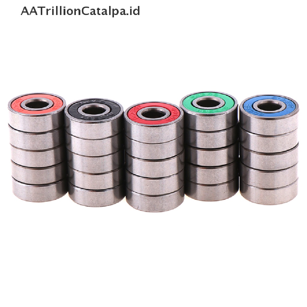 Aatrillioncatalpa 5Pcs ABEC-9 608RS Bearing Roda roller Untuk skateboard / Skuter