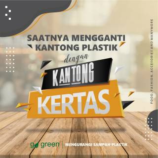 KANTONG KERTAS DESAIN UNIVERSAL Kantong kertas coklat 