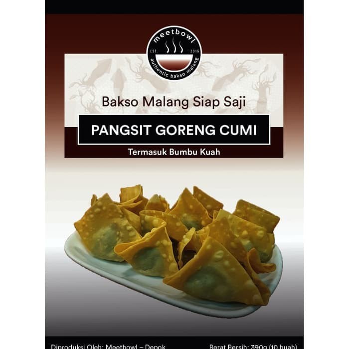 

Meet Bowl Bakso Malang - Pangsit Goreng Cumi - 390gr