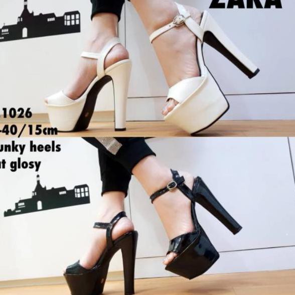 Ada 9.9>> HIGH HEELS ZARA GLOSY / ZARA HEELS 15 CM 