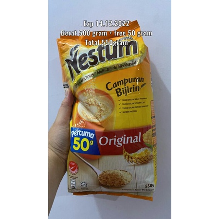 

Import Nestum 500gram + FREE 50gram total 550gram