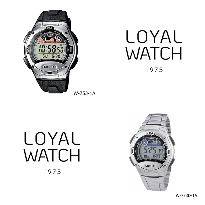 Loyal Watch 1975 - Jam Tangan Casio General Pria W-753