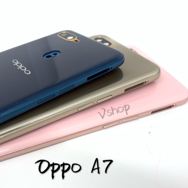 BACKDOOR - BACK CASING - HOUSING OPPO A7 TUTUP BATERAI