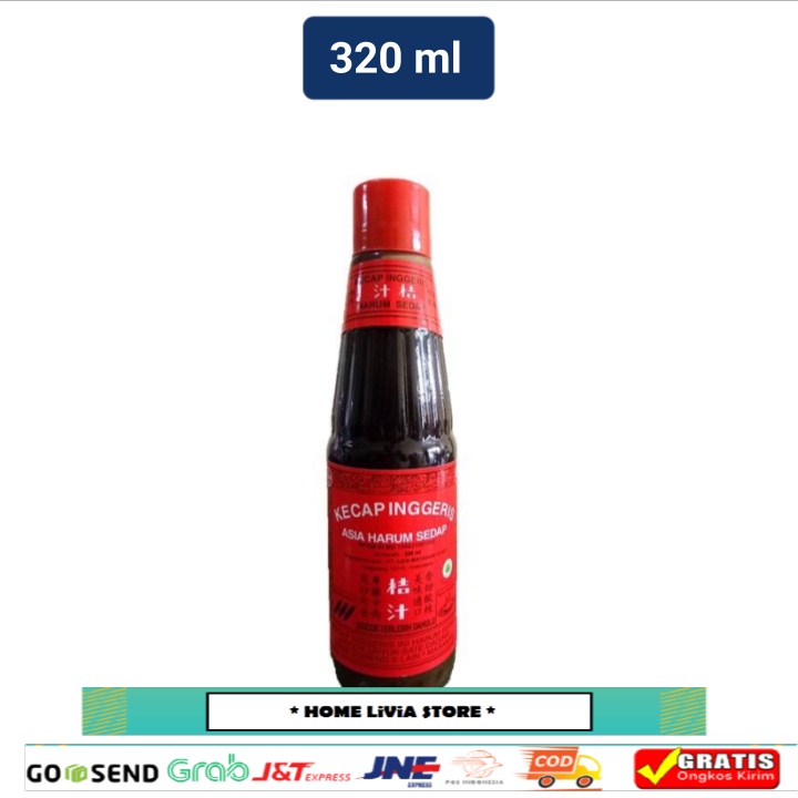 

Asia Harum Sedap Kecap Inggeris Botol Tanggung 320 ml