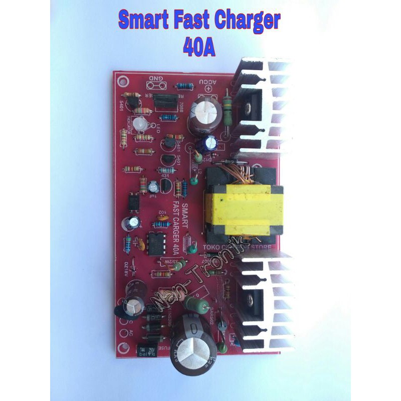 kit CHARGER aki 12v 40A , 12v 24v 100A 200A otomatis On Off