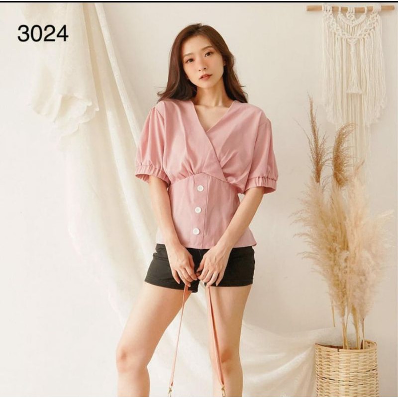Blus Import Wanita Katun Tisu Korea/ BLUS KOREA /ATASAN KOREA