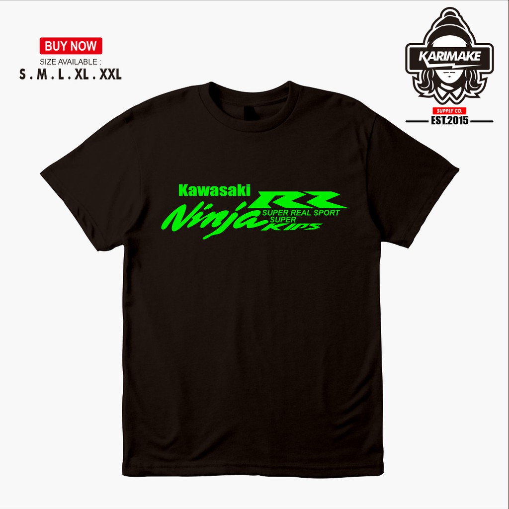 Kaos Baju Motor Kawasaki Ninja RR Super Kips Kaos Otomotif -