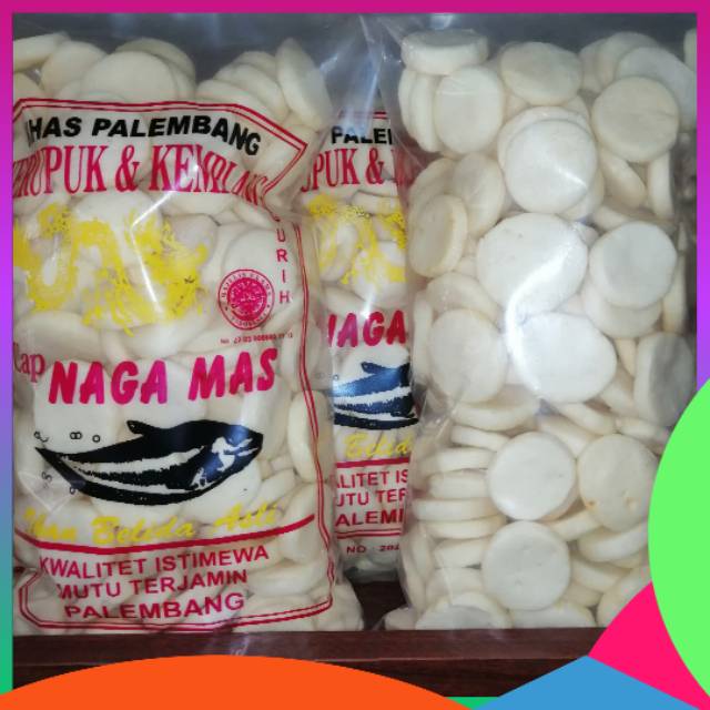 

Kemplang Mini Koin Naga Mas Palembang Ikan Tenggiri 250 Gram