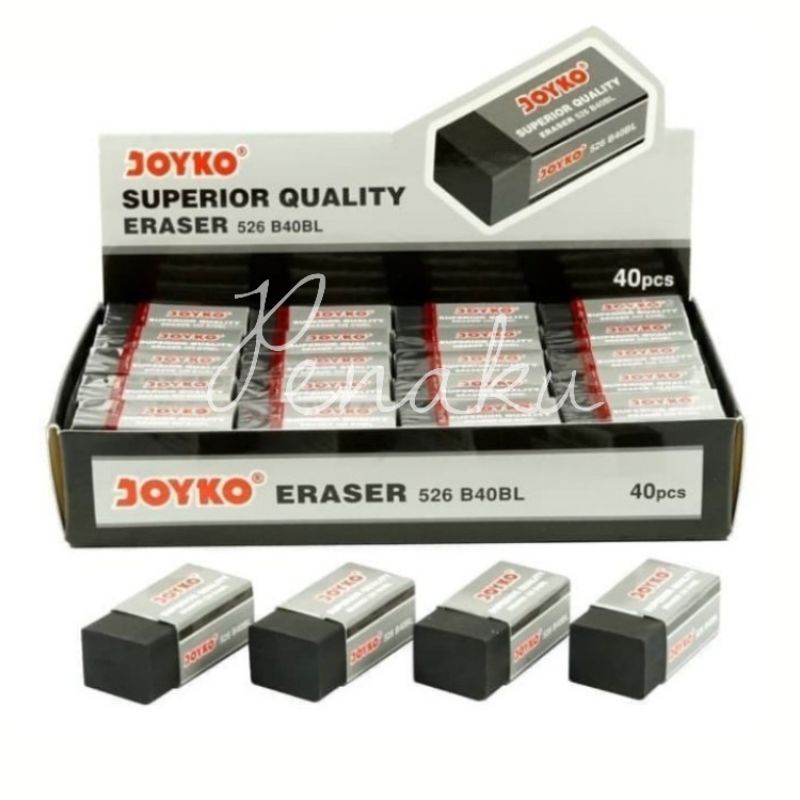 

PENGHAPUS ERASER JOYKO HITAM 526 B40BL (JUAL ECER HARGA GROSIR)